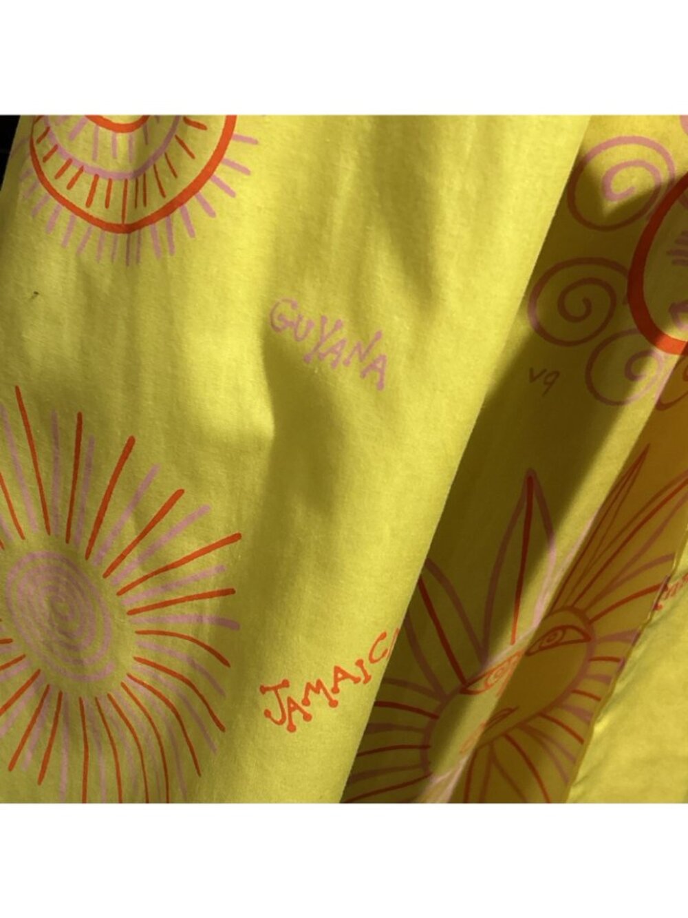Vintage Tropical Sun Dress Large 14 Sheath Quirky Resort Cruise Resortwear 80s - Picture 4 of 16
